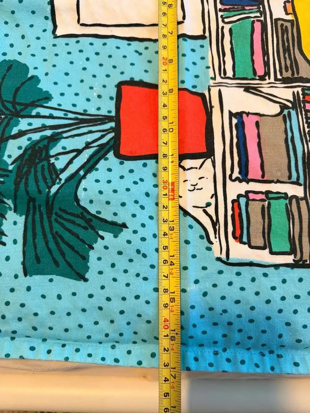 Set of 2 Tag Living Room Cat and Armchair Printed 100% Cotton Kitchen Towel